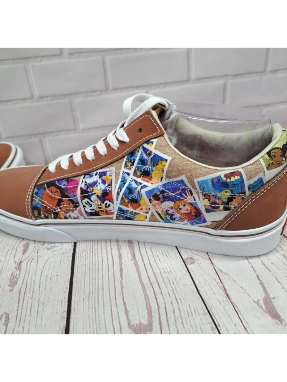 Vans X Disney Old Skool Shoes 100 Scrapbook Multi Sneaker Mens‎ 12, New
